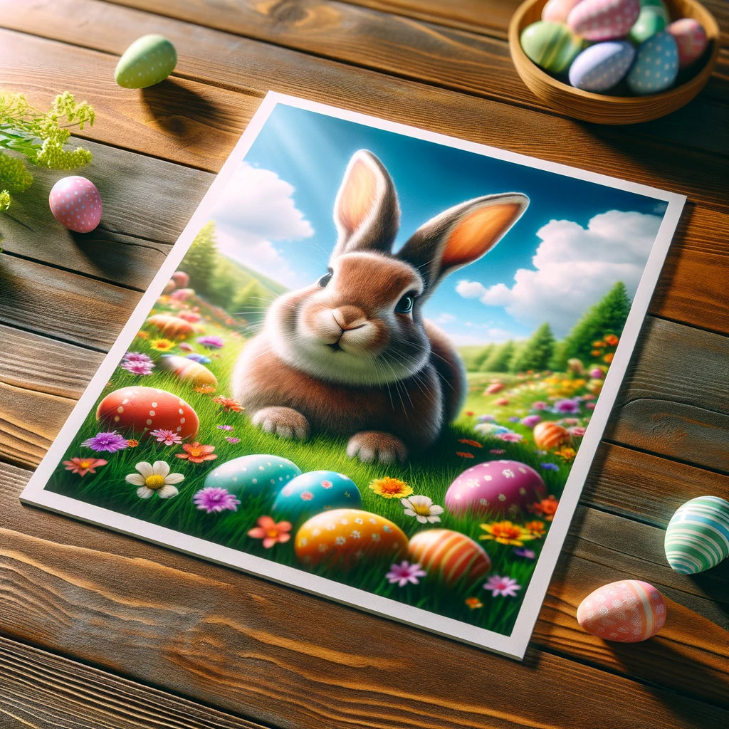 NBKF Easter Bunny - 4x6 Unframed Print - Including All Digital Files